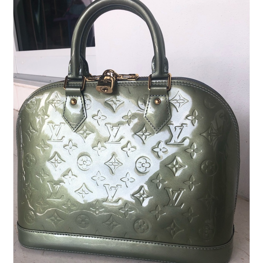 Louis Vuitton Olive Green Satchel - Picture 3 of 16